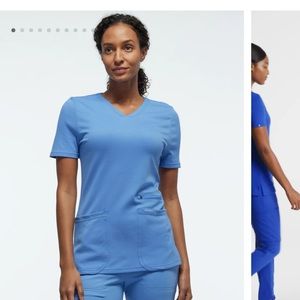 Jaanuu Womens 4 pocket scrub top M